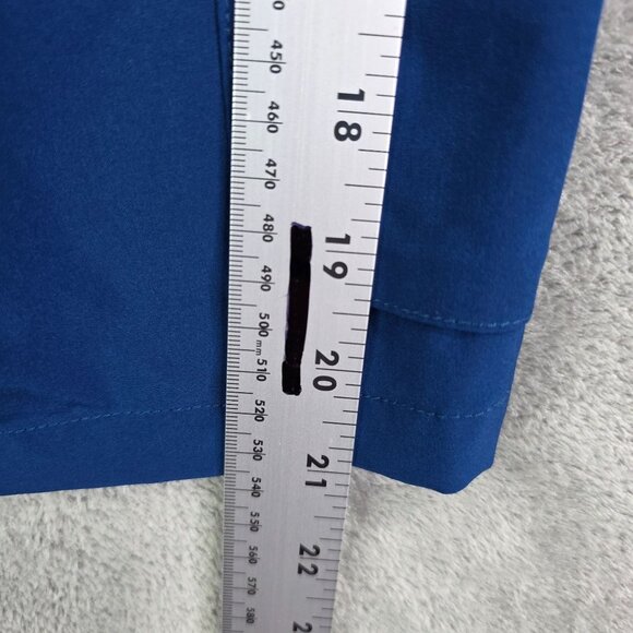 Mens 33,000 ft Blue Cargo Golf Shorts 10" Inseam Polyester Stretch Size 38 - Picture 10 of 11